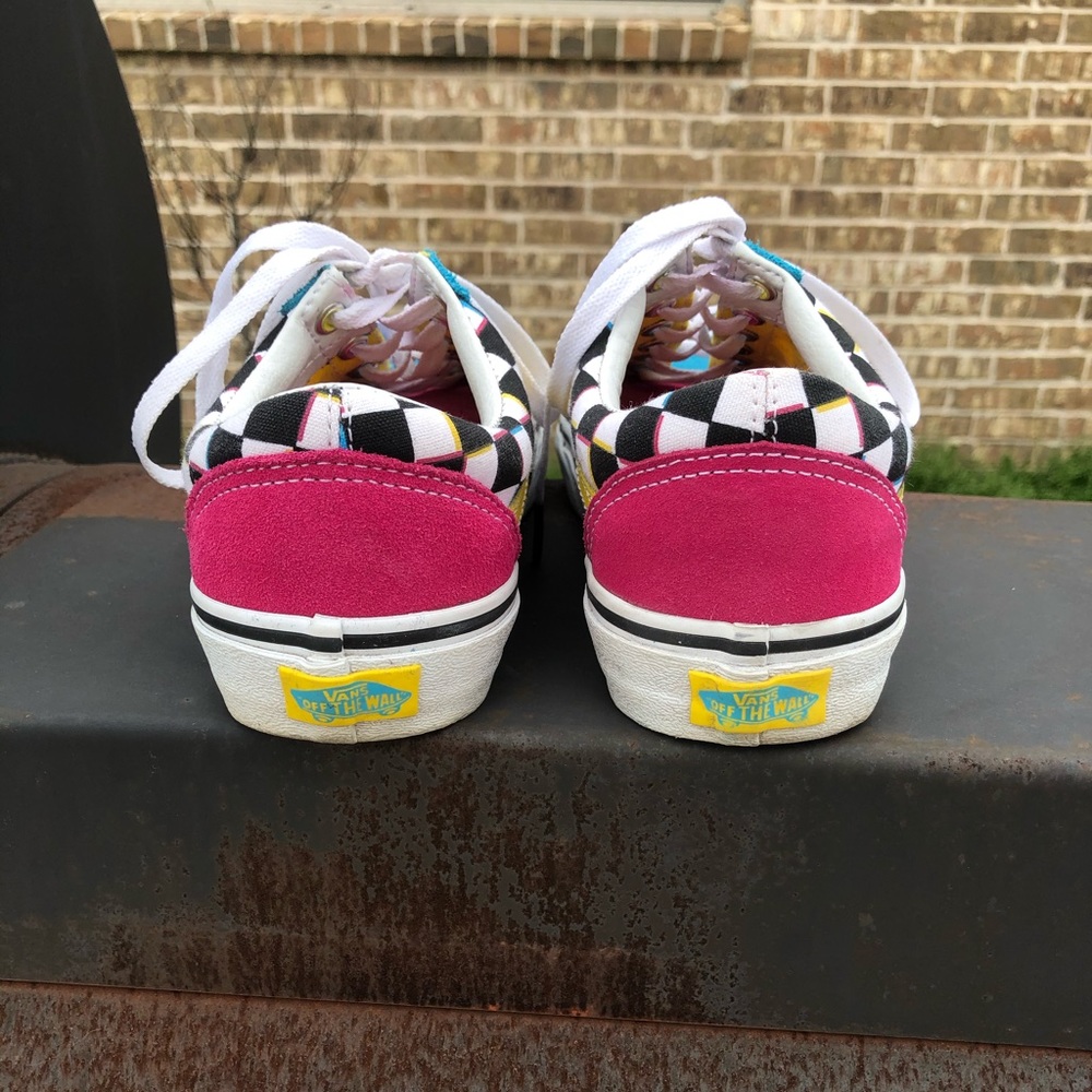 Old Skool Checkerboard Vans - Picture 2 of 4